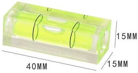 Oem Mini stačiakampis lygis -15x15x40mm - nešiojamas lygis