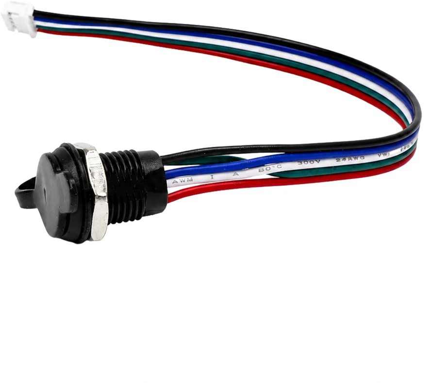 Mini USB lizdas su dangteliu ir laidais