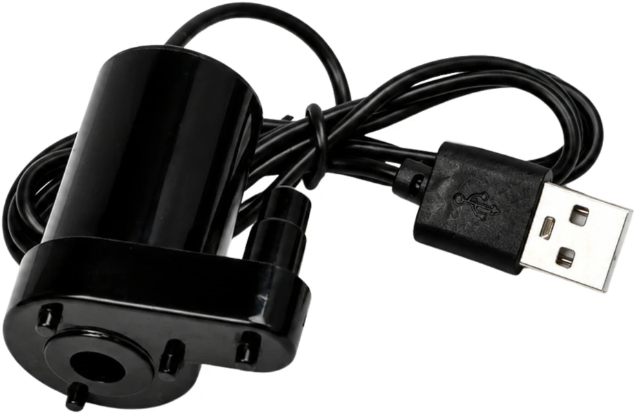 Mini vandens pompa su USB laidu - DC 5V - vertikali - skysčio pompa, juoda
