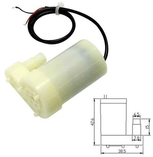 Oem Mini vandens siurblys – DC 3V / 6V – 1W – 100l/h – skysčio siurblys – vertikali