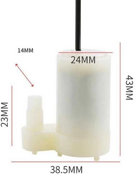 Oem Mini vandens siurblys su USB laidu - DC 5V - panardinamas - skysčio siurblys