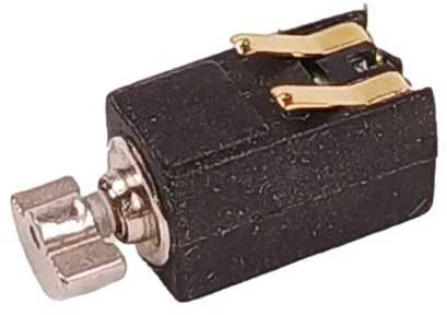 Mini vibracinis variklis su metaliniais kontaktais