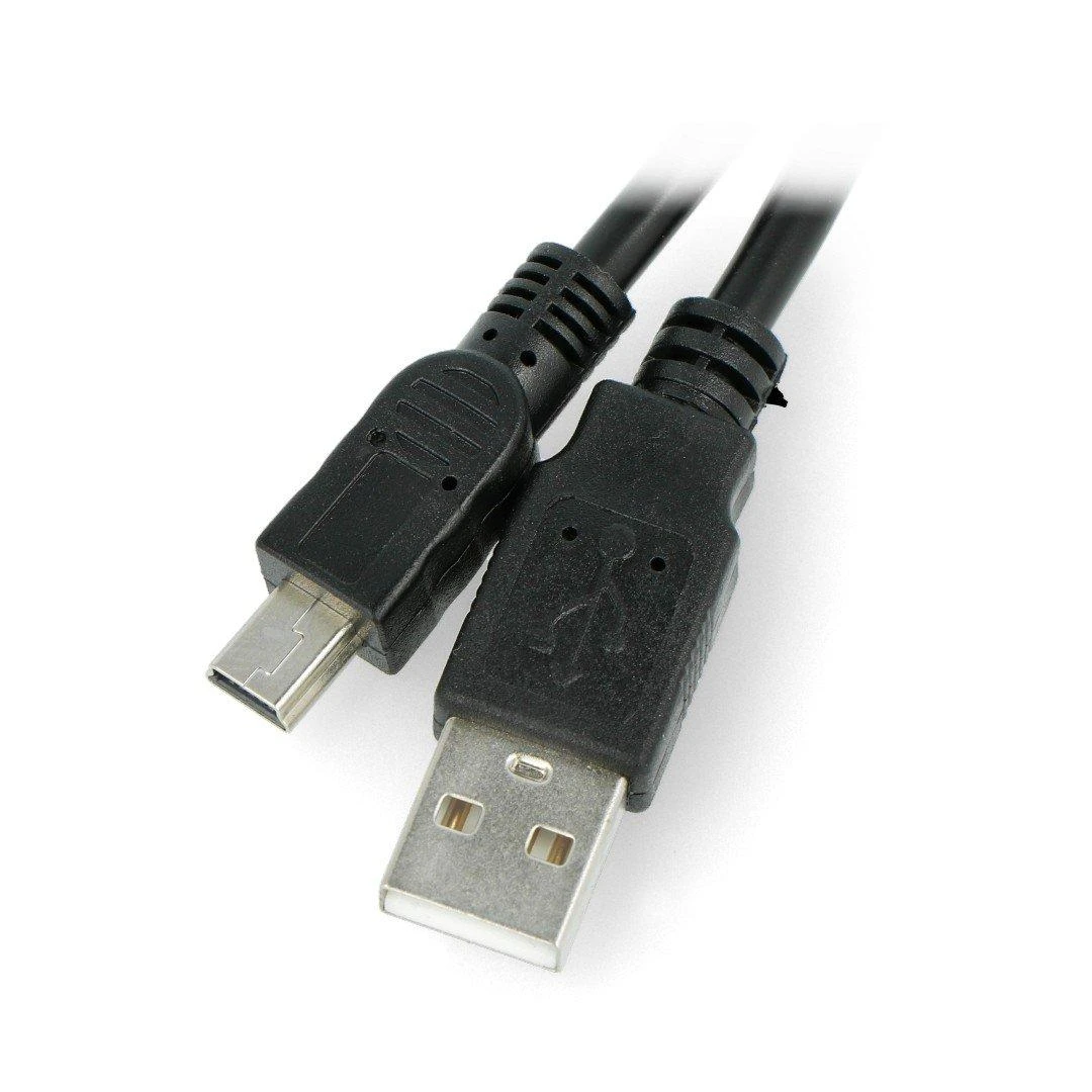 LANBERG CA-USBK-10CC-0003-BK Lanberg kabelis USB 2.0 mini AM-BM5P 30cm juodas