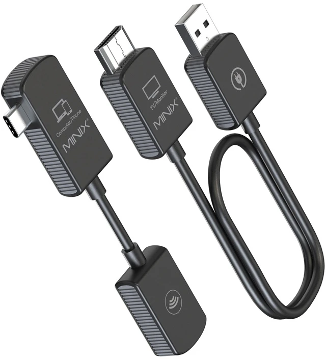 Minix C1 USB-C į HDMI siųstuvas su laidų sistema