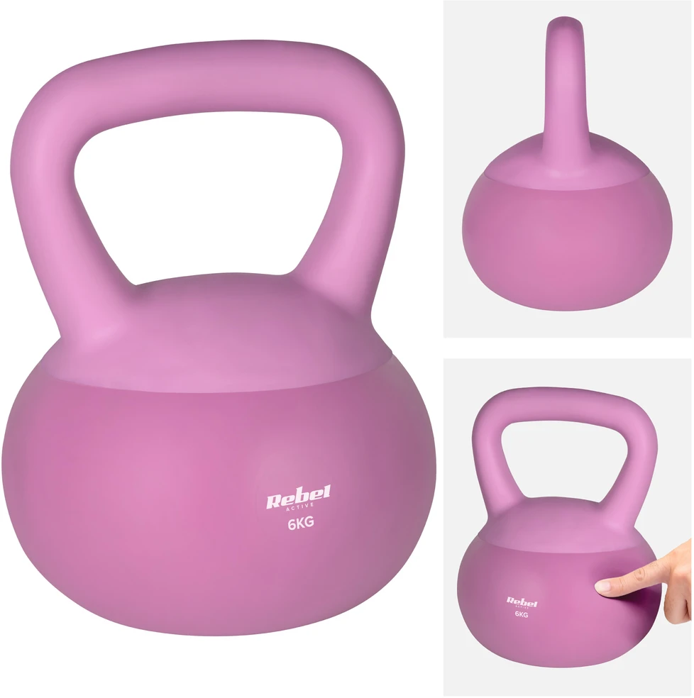 Soft Minkštas vinilo svarmuo 6kg REBEL ACTIVE