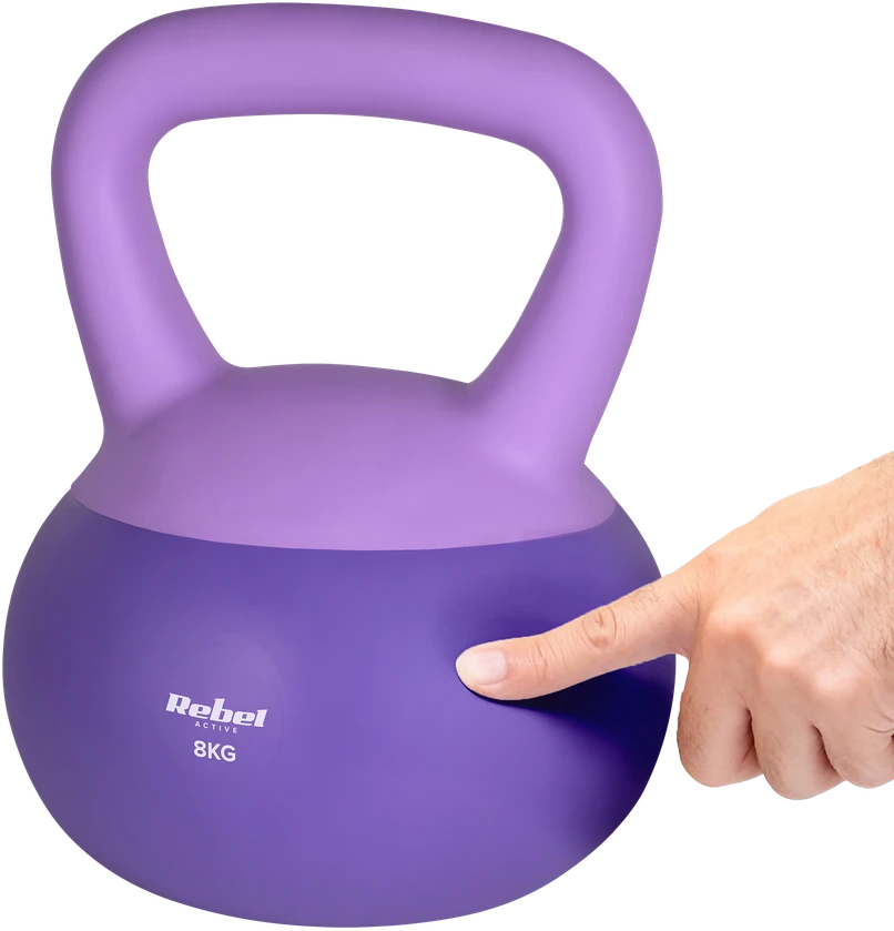 Soft Minkštas vinilo svarmuo 8kg REBEL ACTIVE