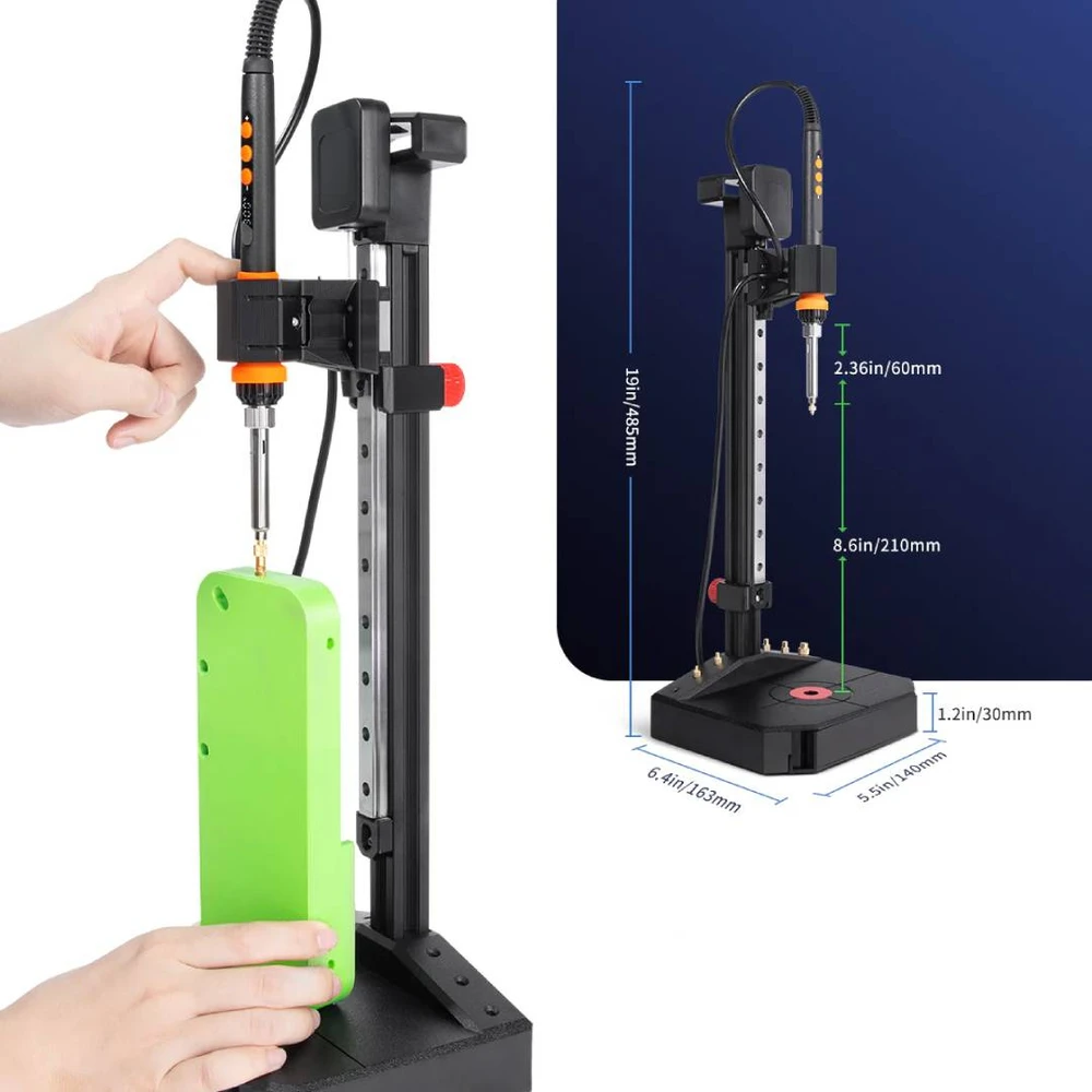 Mintion Nutopress Pro – srieginių įdėklų suvirinimo presas – įdėklai – 3D spausdinimui – 90 W