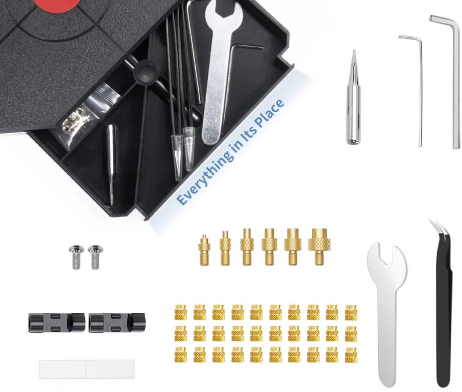 Mintion Nutopress – srieginių įdėklų suvirinimo presas – įdėklai – 3D spausdinimui – 90 W