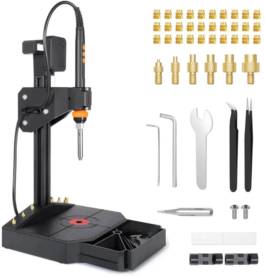 Mintion Nutopress – srieginių įdėklų suvirinimo presas – įdėklai – 3D spausdinimui – 90 W