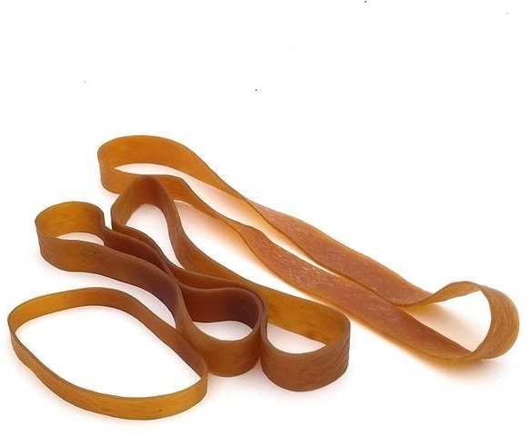 Oem Modeliavimo guma - žiedas 145mm x 3mm - su silikonu - ruda
