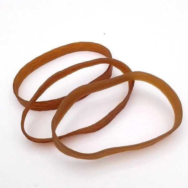Oem Modeliavimo guma - žiedas 145mm x 3mm - su silikonu - ruda