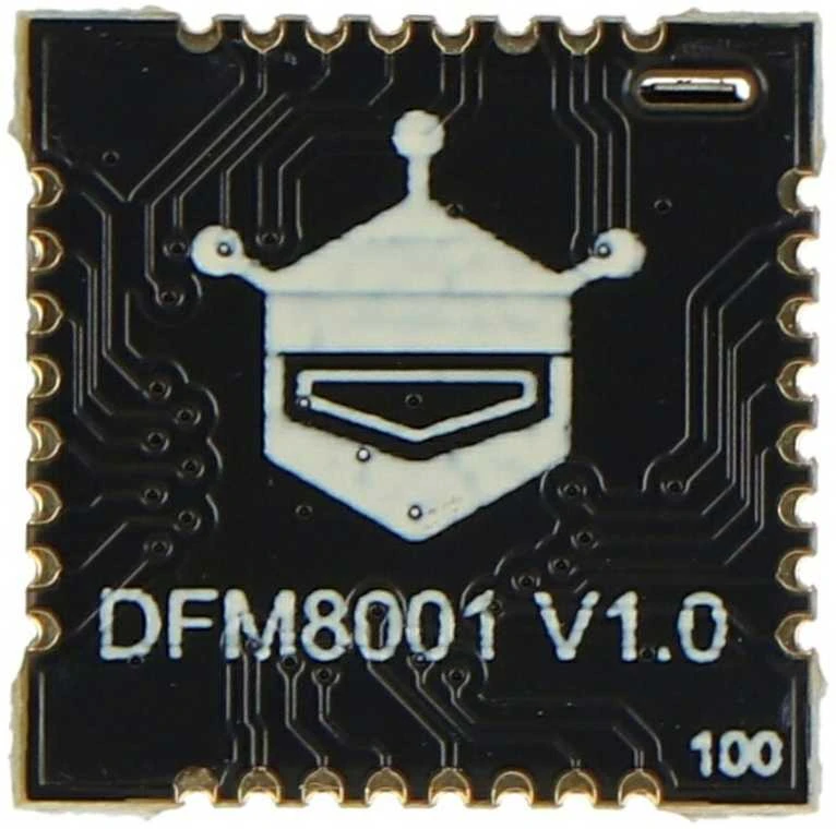 DFM8001 energijos surinkimo modulis su logotipu