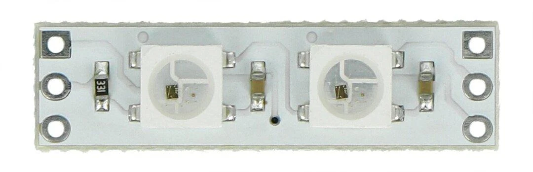 WS2812B RGB LED modulis su dviem diodais
