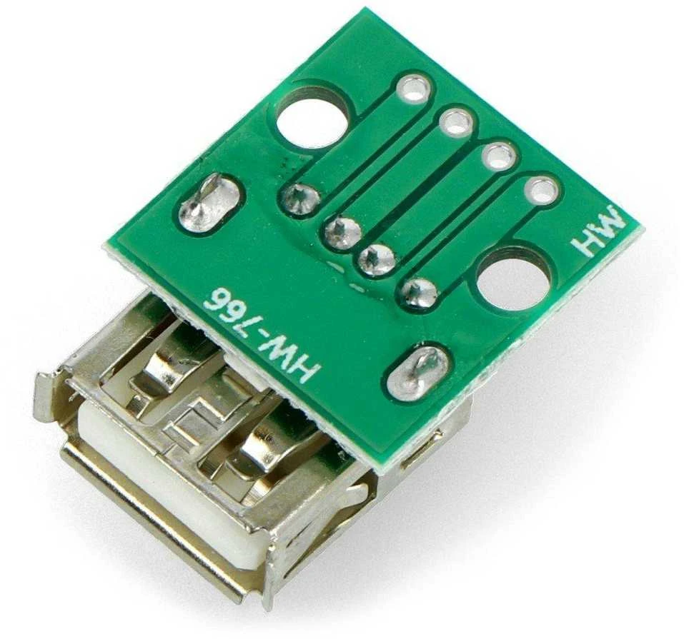 HW-766 USB A tipo jungties modulis