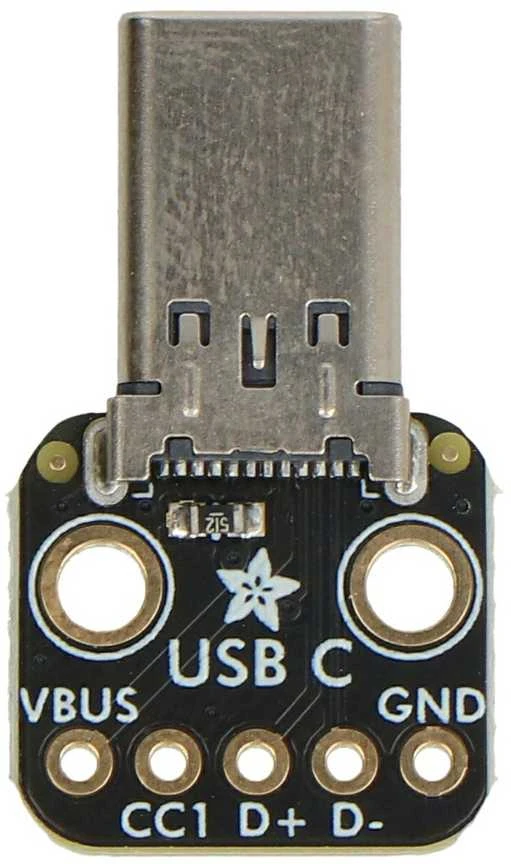 USB-C jungties modulis su kontaktų išdėstymu