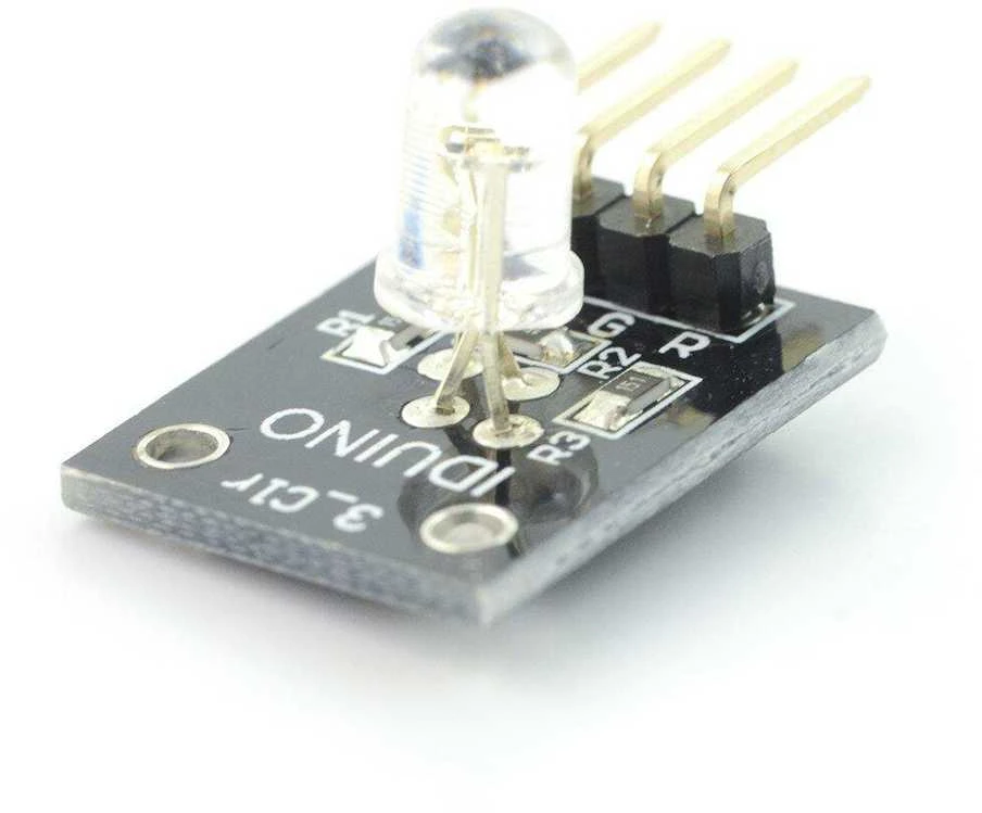 Iduino RGB LED modulis su kontaktų jungtimis
