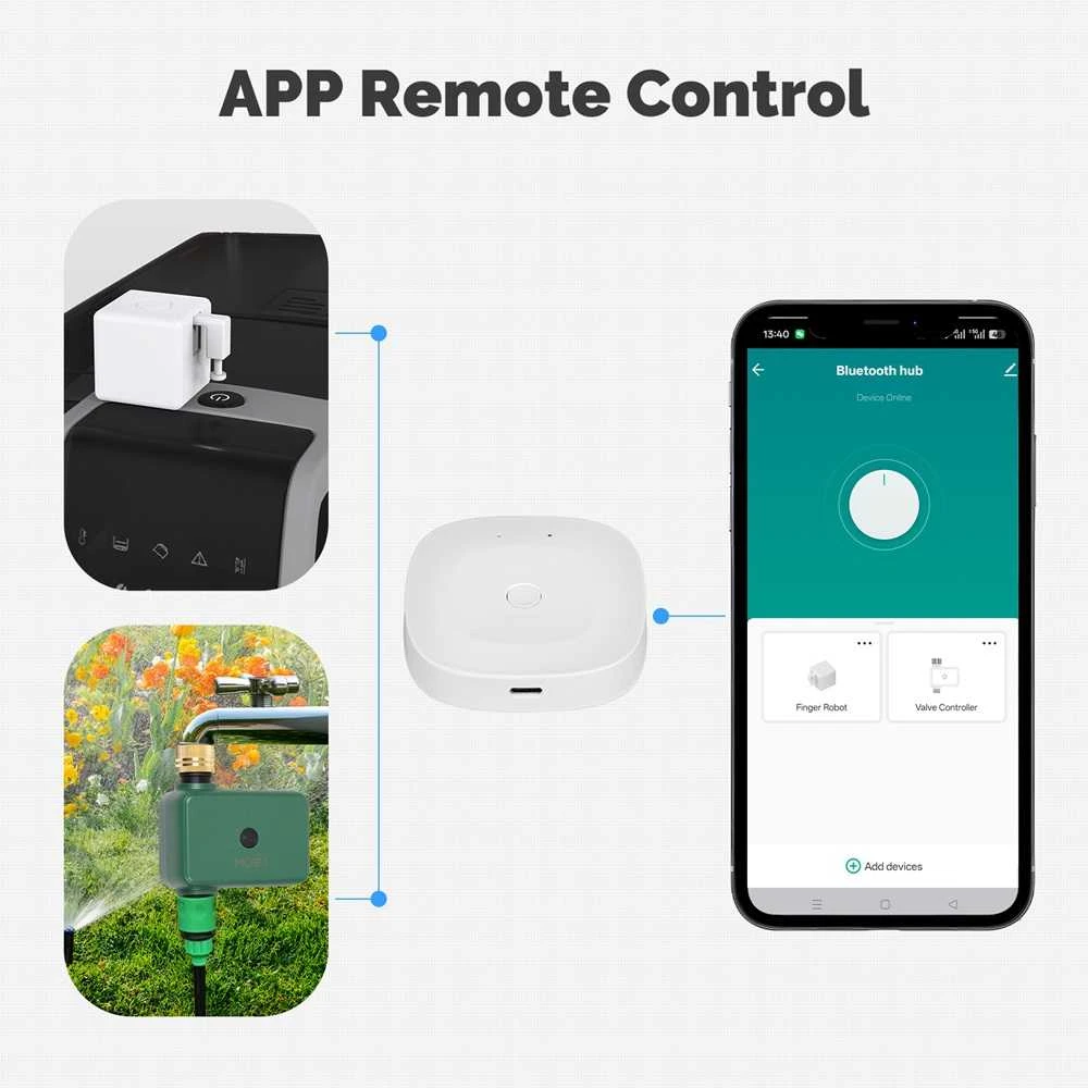 Moes Išmanių namų Bluetooth - Wi-Fi signalo stotelė, USB C, BRIDGE, MESH, TUYA / Smart Life