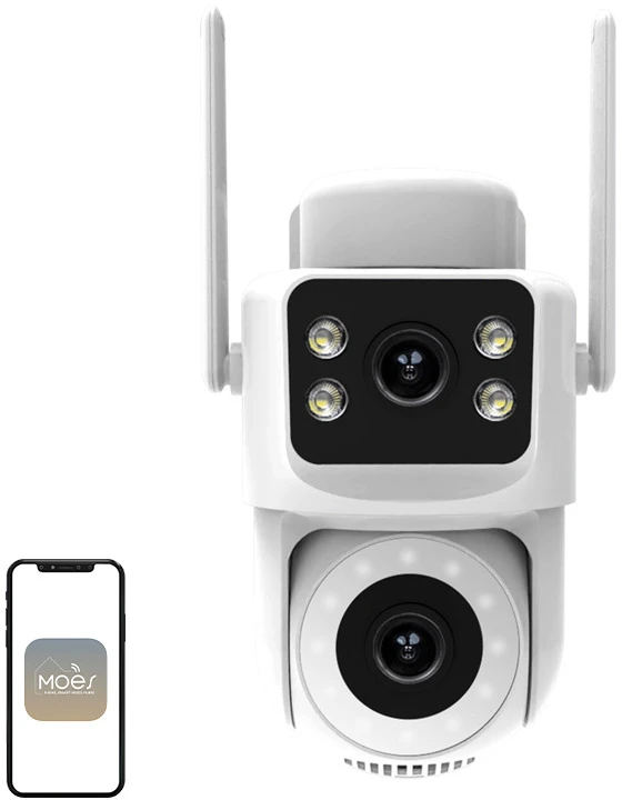 MOES WCM-Q29 8MP Dual-Lens Wi-Fi IP Camera