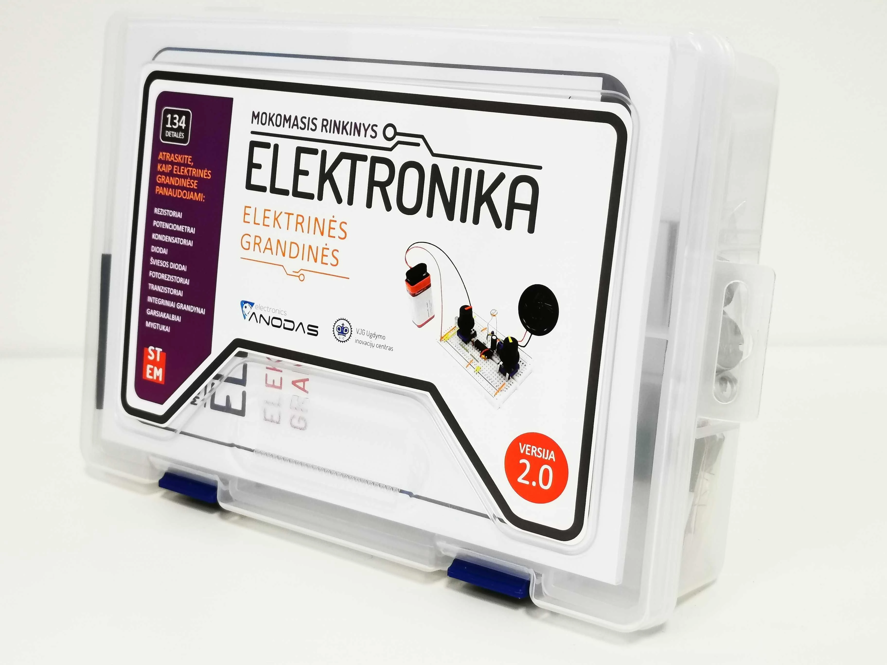 Anodas Electronics Mokomasis Elektronikos Rinkinys - Elektrinės grandinės