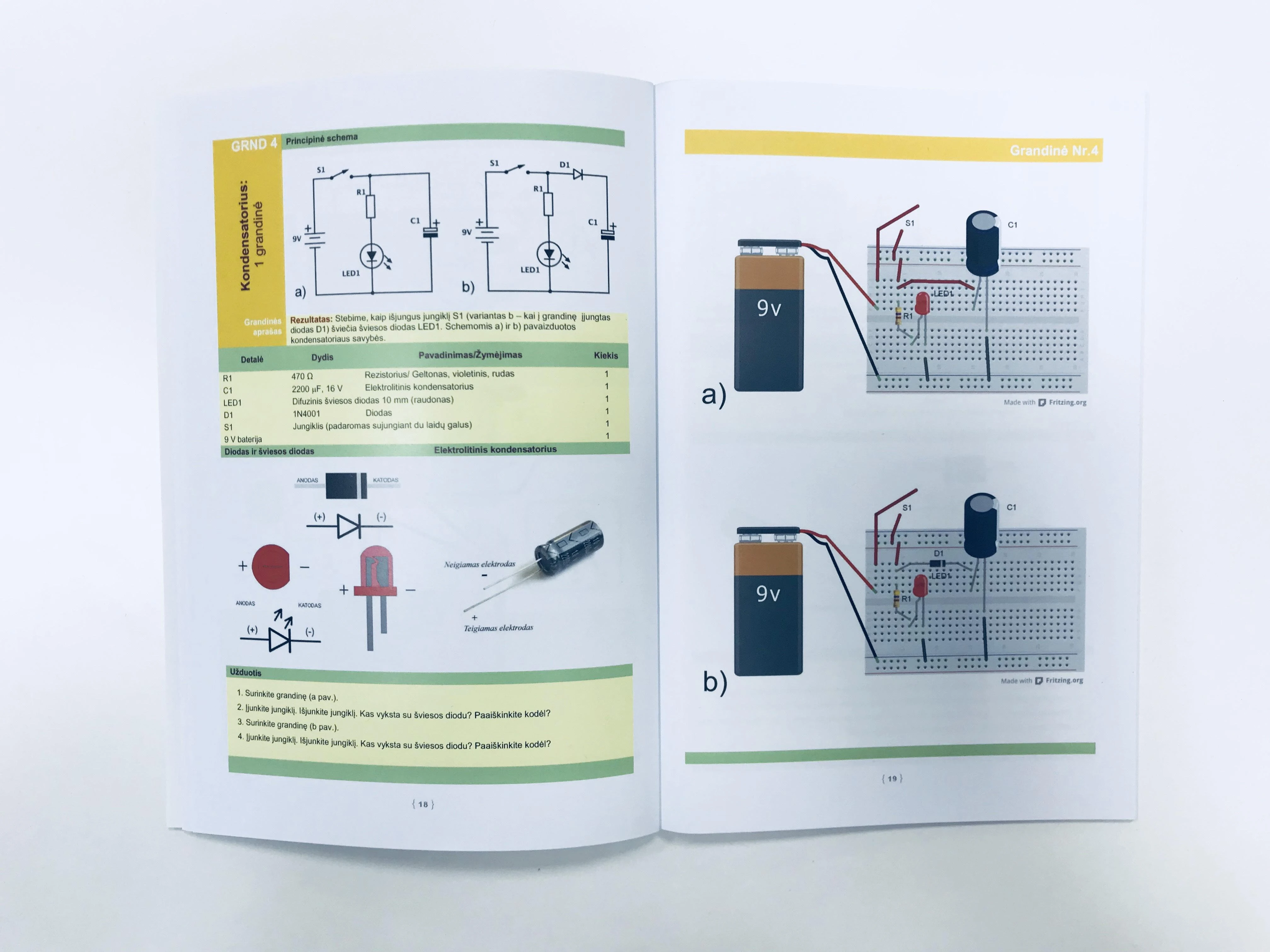 Anodas Electronics Mokomasis Elektronikos Rinkinys - Elektrinės grandinės