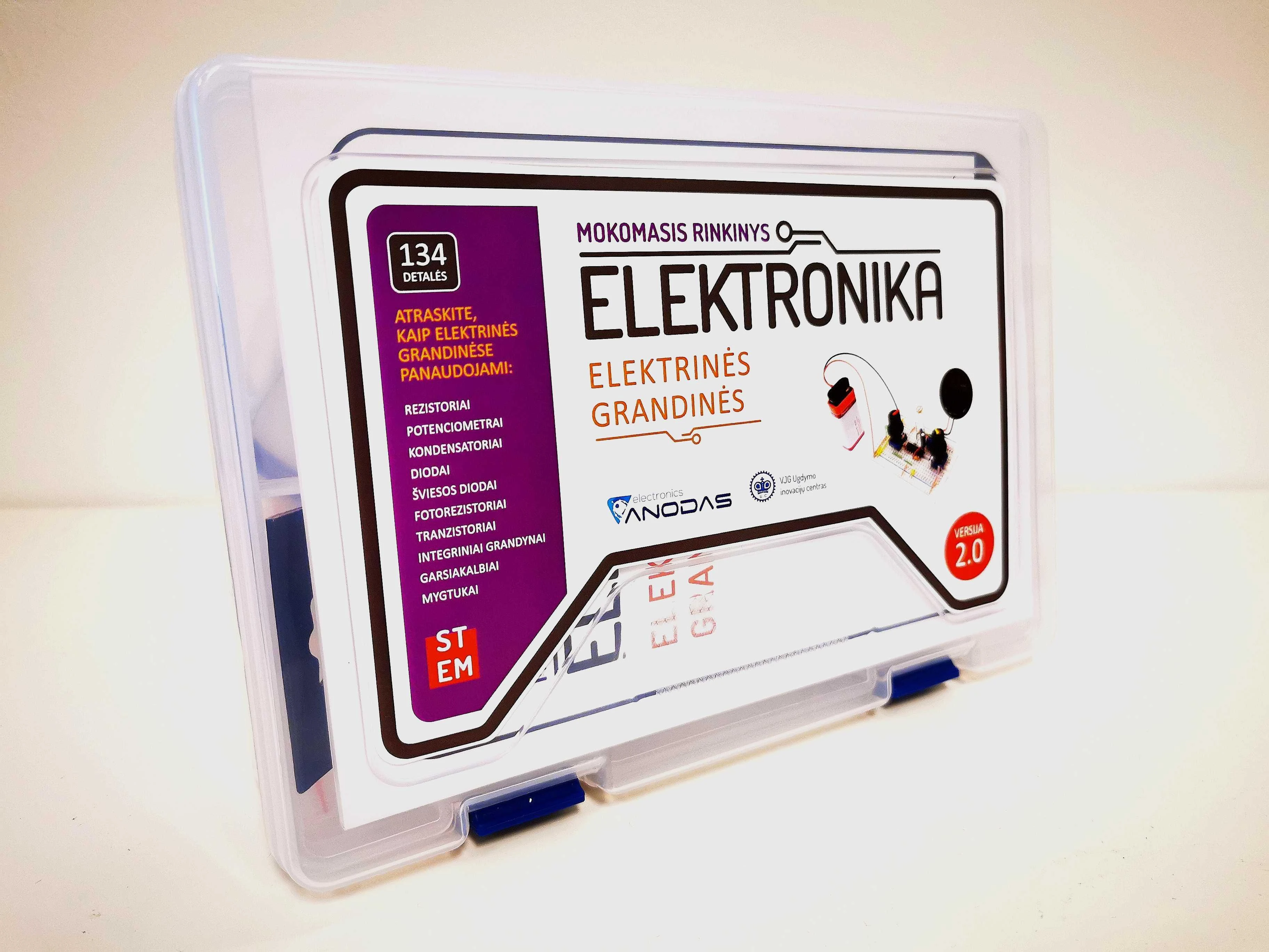 Anodas Electronics Mokomasis Elektronikos Rinkinys - Elektrinės grandinės
