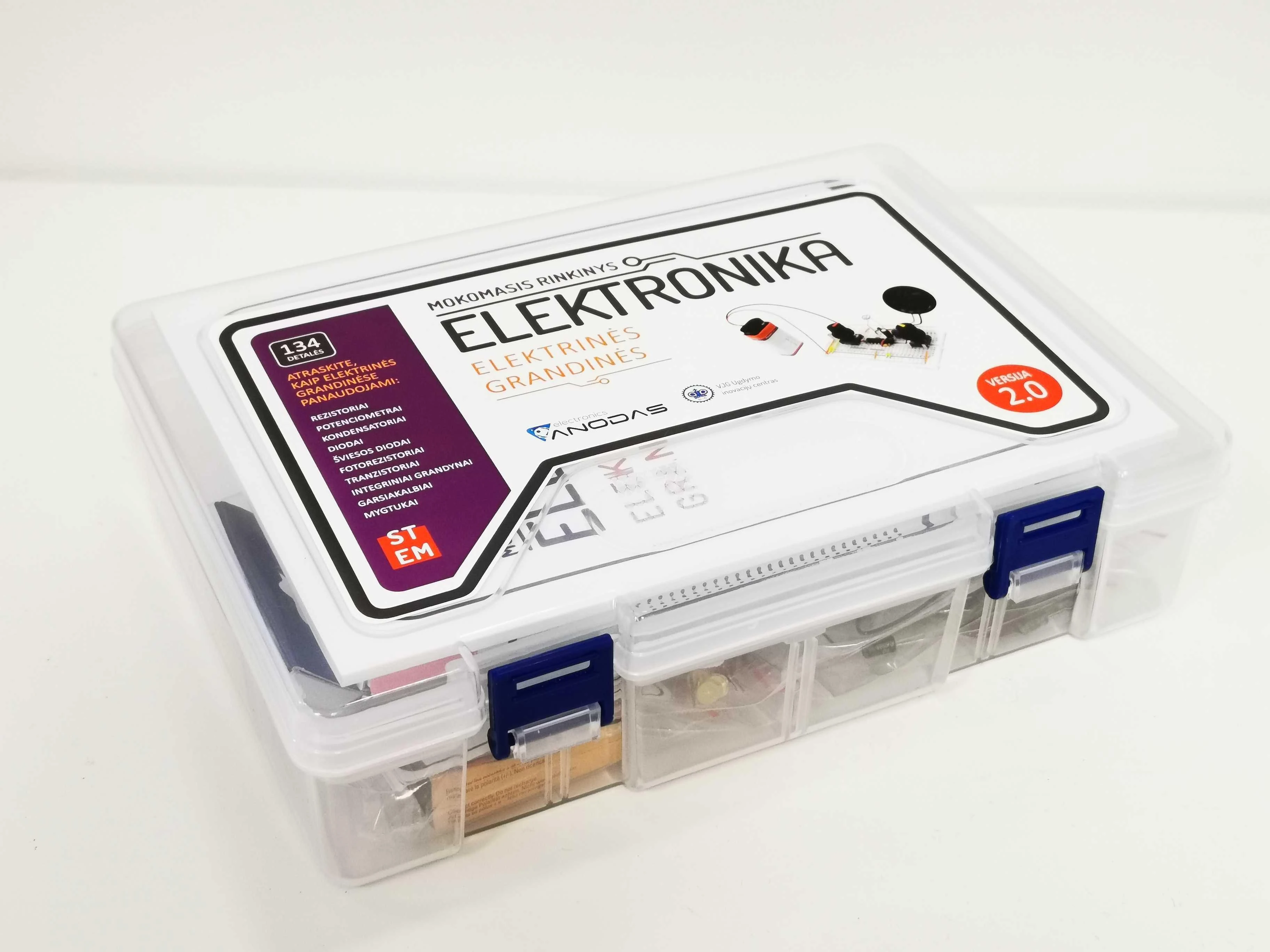 Anodas Electronics Mokomasis Elektronikos Rinkinys - Elektrinės grandinės