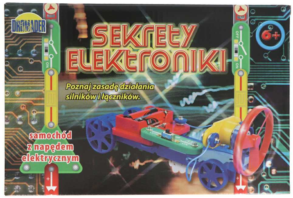 Mokomasis rinkinys – Elektronikos paslaptys – elektromobilis – Dromader 87291