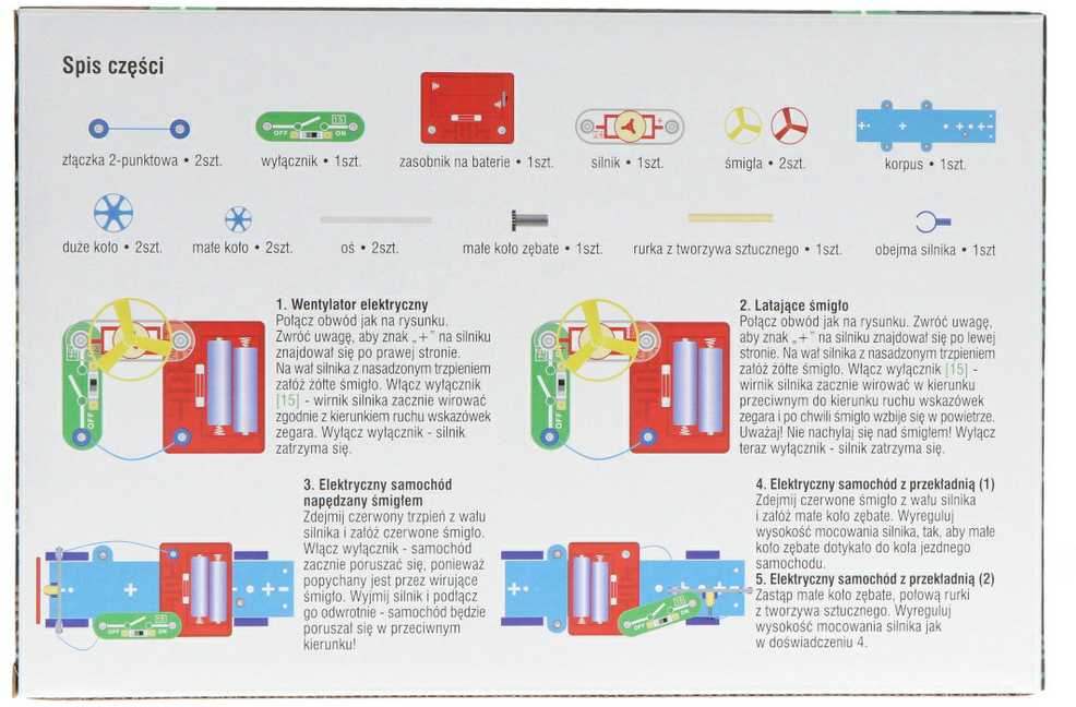 Mokomasis rinkinys – Elektronikos paslaptys – elektromobilis – Dromader 87291