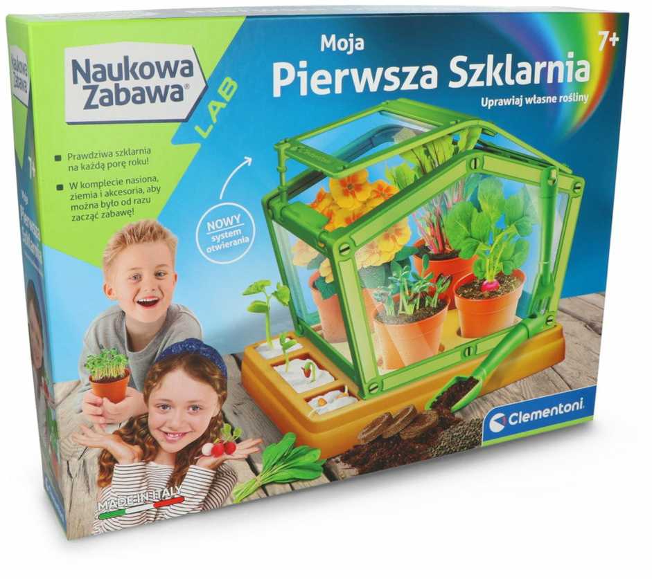 Mokslinės pramogos – Mano pirmasis šiltnamis – Clementoni 50861