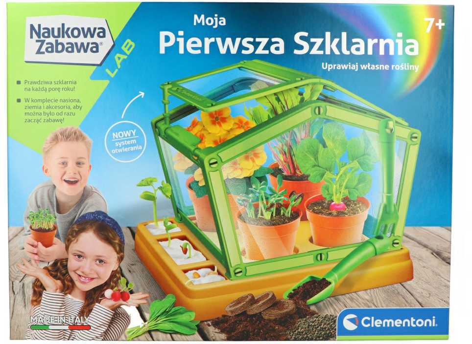 Mokslinės pramogos – Mano pirmasis šiltnamis – Clementoni 50861