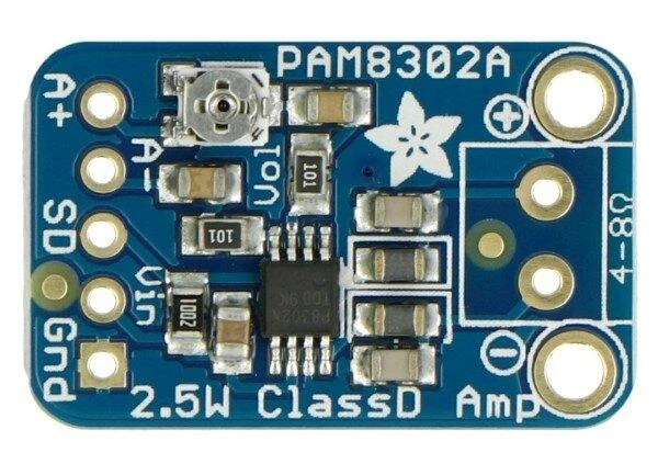PAM8302 garso stiprintuvo modulis su potenciometru