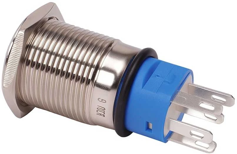 Monostabilus mygtukas, atsparus vandalizmui, LED, žalias, 16 mm, 220 V