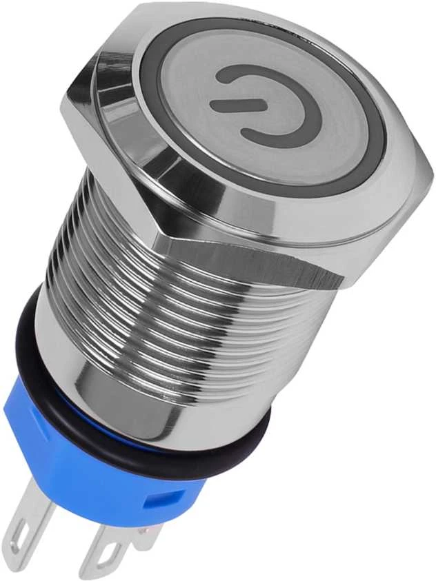 16 mm metalinis įjungimo mygtukas