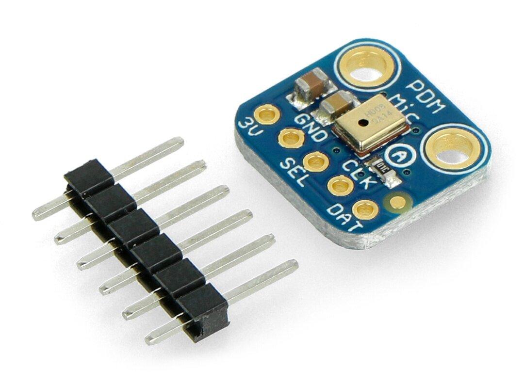 MP34DT01-M, PDM MEMS mikrofonas, Adafruit 3492