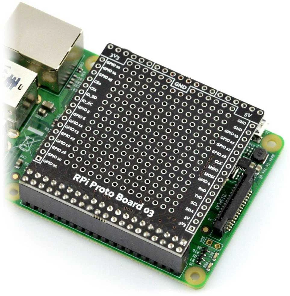 Msx Elektronika THT maketavimo plokštė - Raspberry Pi 4B/3B+/3B/2B