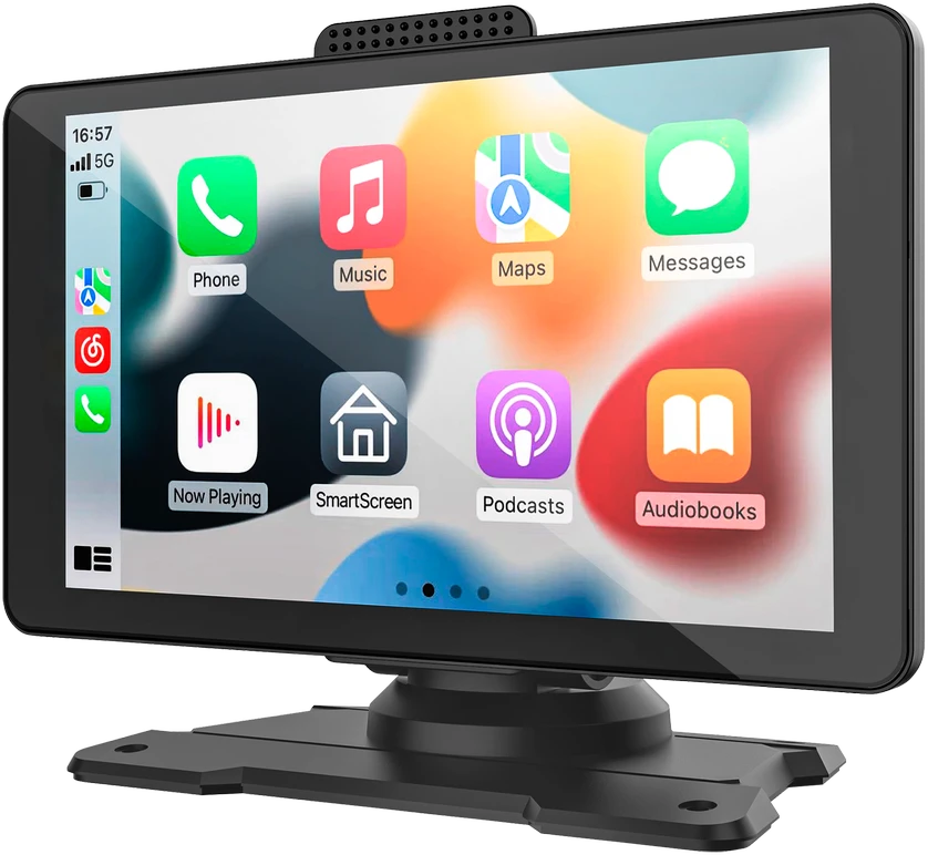 Automagnetola Multimedijos stotis 7" Android Auto Apple Carplay su atbulinės eigos kamera Kruger & Matz
