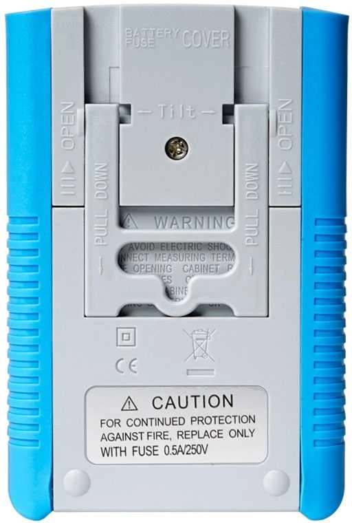 Multimetras rodyklinis 0.1-1000V AC/DC, 0.05-250mA DC, su varžos ir talpos matavimu, tranzistorių, diodų, grandinės testavimu, Pro'sKit