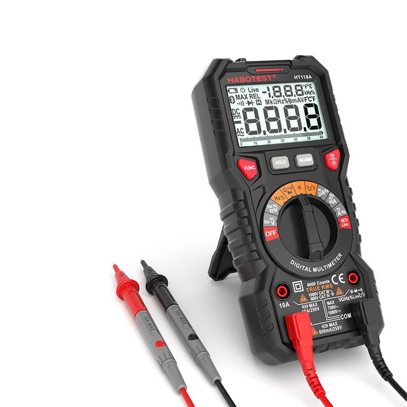 Multimetras su žibintuvėliu Habotest HT118A