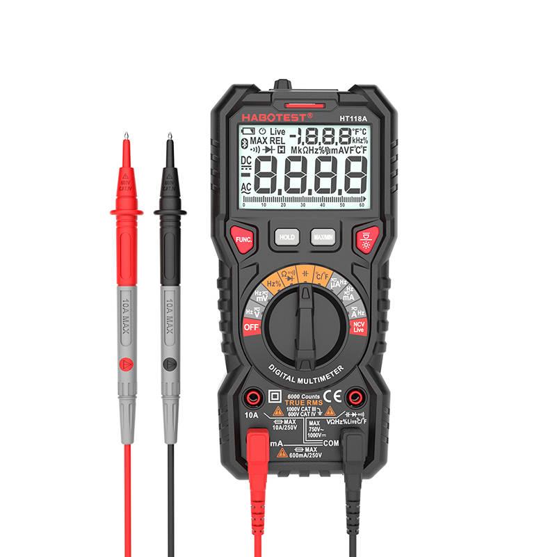 Multimetras su žibintuvėliu Habotest HT118A