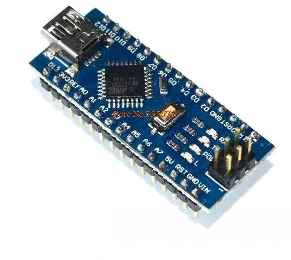 Nano V3.0 mikrovaldiklio plokštė su USB jungtimi