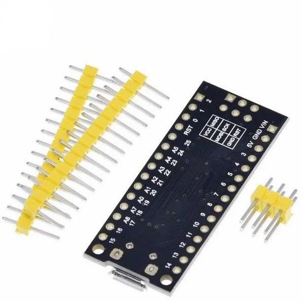 ATTINY88 mikrovaldiklio plokštė su kaiščių komplektu