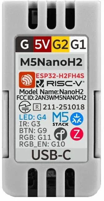 NanoH2 kūrimo rinkinys – ESP32-H2 – kūrimo rinkinys – M5Stack C149
