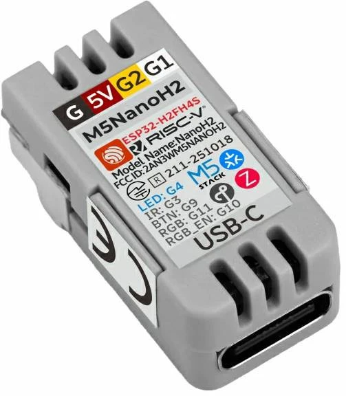 M5Stack NanoH2 valdiklis su USB-C jungtimi