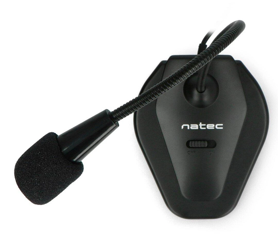 NATEC mikrofonas Giraffe 2 juodas