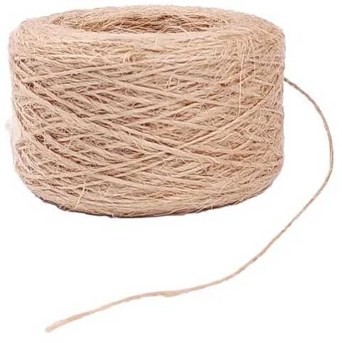 Oem Natūralaus džiuto virvelė 100g - siūlai "pasidaryk pats" dekoracijoms ~40mb