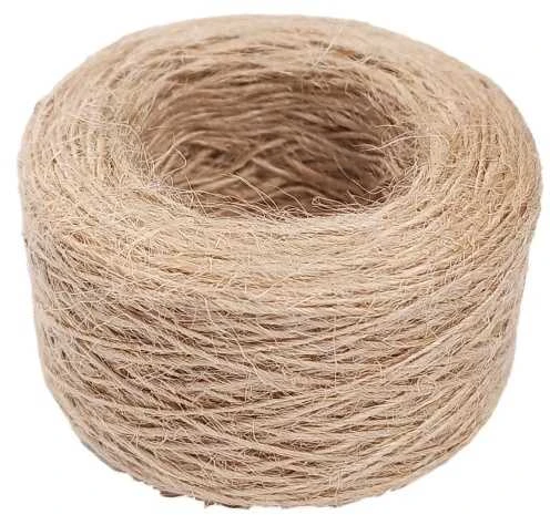 Oem Natūralaus džiuto virvelė 100g - siūlai "pasidaryk pats" dekoracijoms ~40mb