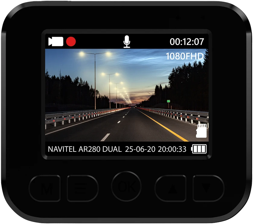 Navitel | AR280 DUAL | Full HD | Dashcam su papildoma galinio vaizdo kamera