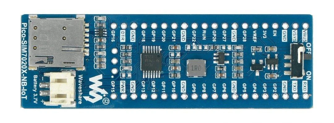 Waveshare SIM7020E modulis su SIM lizdu