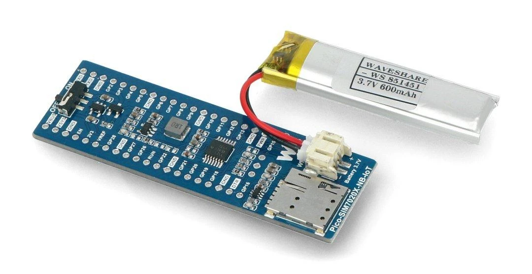 NB-IoT GSM SIM7020E, Raspberry Pi Pico ryšio modulis, Waveshare 19622