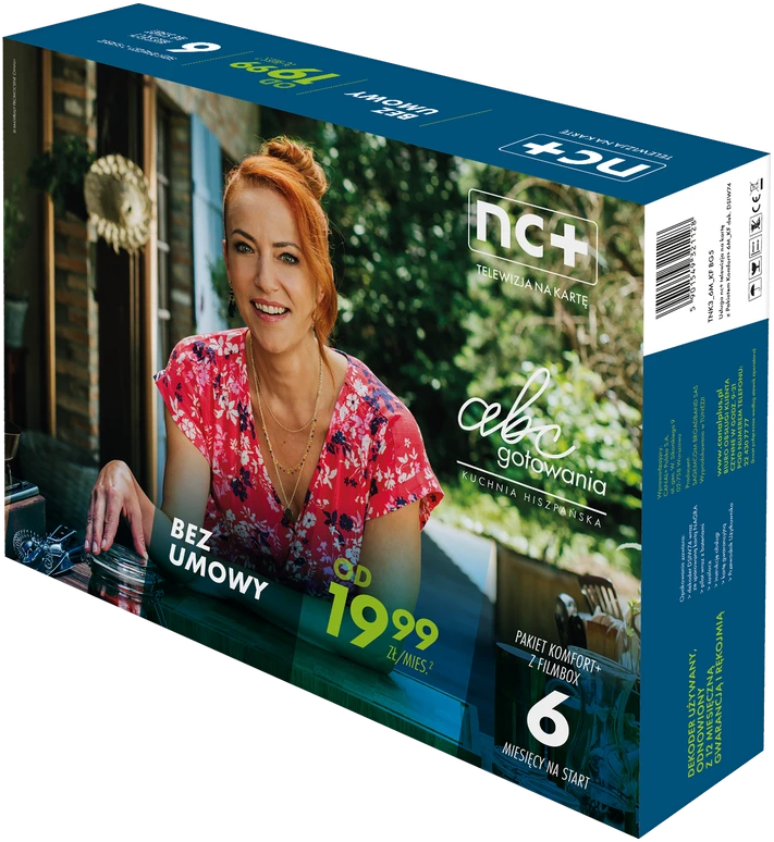 Canal+ Oem NC+ išankstinio mokėjimo TV paslauga su Comfort+ paketu iš Filmbox 6 mėn, BG5